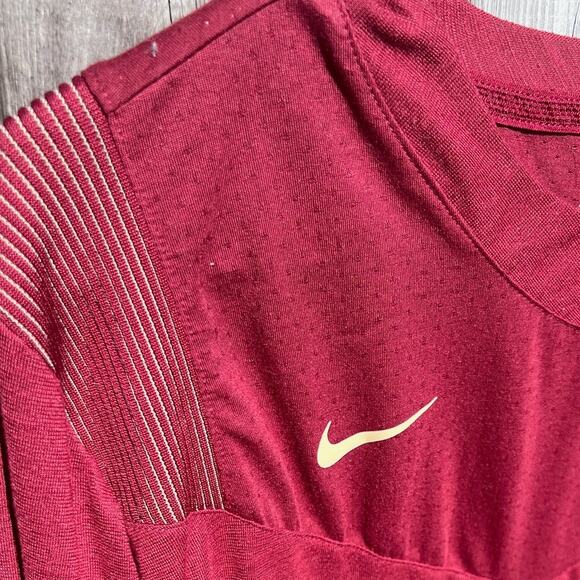 Nike Washington Commanders USC FSU dri fit practice jersey long sleeve Size Med - Picture 3 of 6